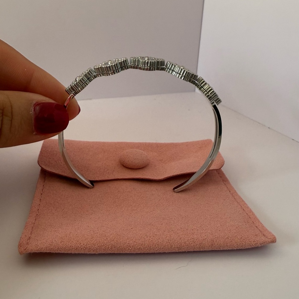 Silver Adjustable Bracelet - image 5